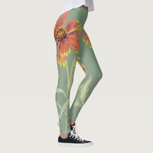 Leggings de energia da margarida
