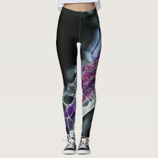 Leggings de escamas vibrantes