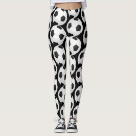 Leggings de esfera de futebol