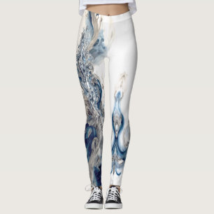 Leggings de espiral de tinta