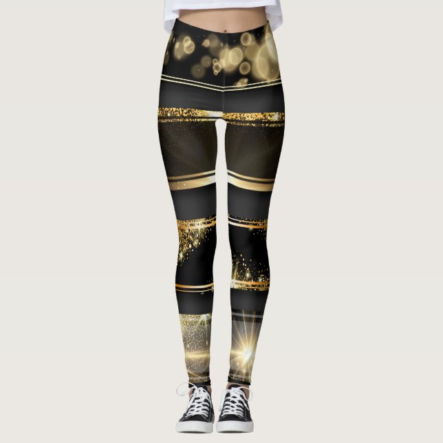 Leggings de estilo Dourado (Frente)