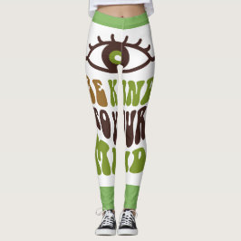 Leggings de estilo elegante para mulheres.