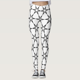 leggings de estrelas geométricas