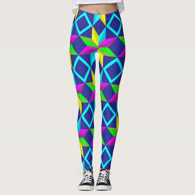 leggings de estrelas neonatais (Frente)