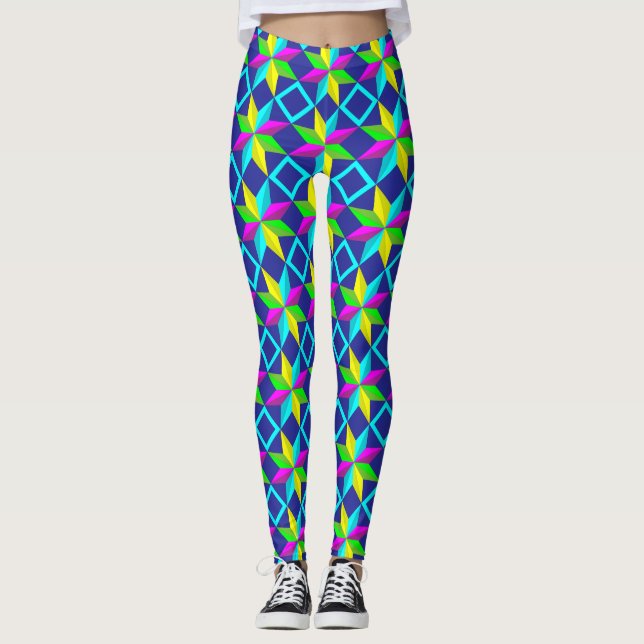 leggings de estrelas neonatais (Frente)