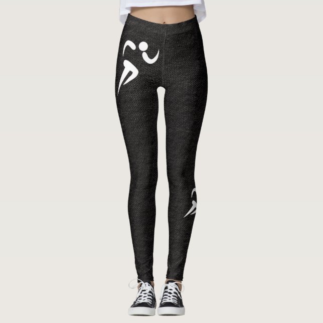 Leggings de Execução de Energia do Sprint (Frente)