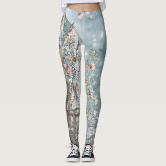 Leggings de fadas de inverno maravilhosas