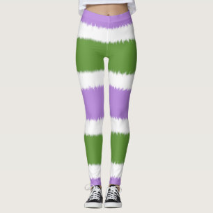 Leggings de faixa ampla do indicador do gênero