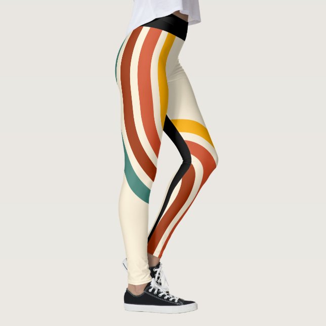 Leggings de faixa retrô (Direita)
