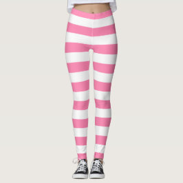 Leggings de faixa rosa