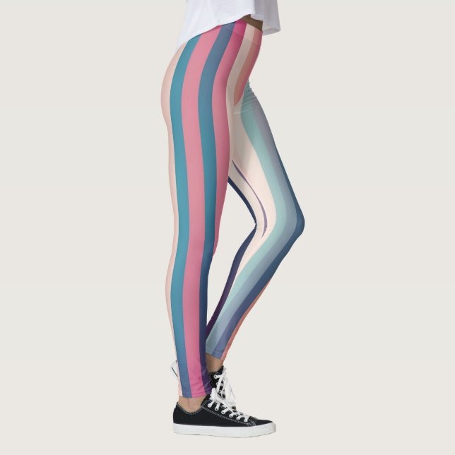 Leggings de faixas de gradiente (Direita)