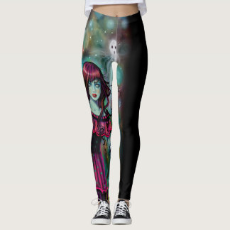 Leggings de Fantasia de Halloween da Lua Sorrident