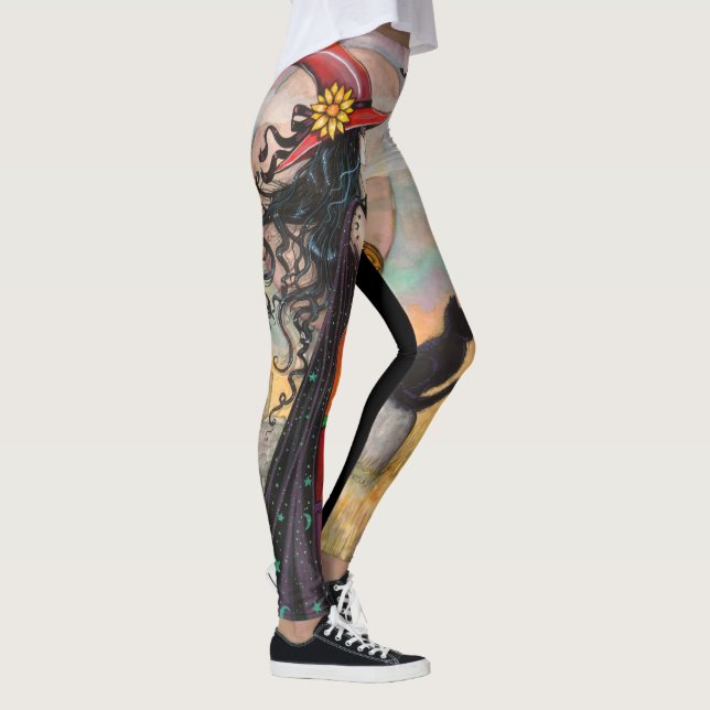 Leggings de Fantasia de Halloween Witch Way (Direita)