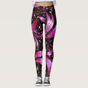 Leggings de fantasia rosa