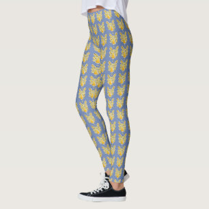 Leggings de Feriado de Anjo Amarelo do Guardian