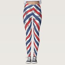 Leggings de Feriados de Verão Patrióticos da Famíl