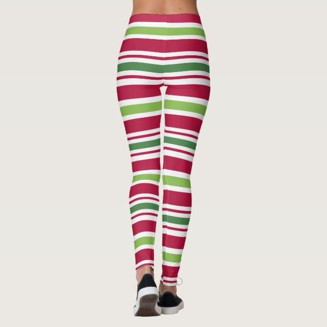 Leggings de Férias do Partido do Elfo de Natal (Verso)