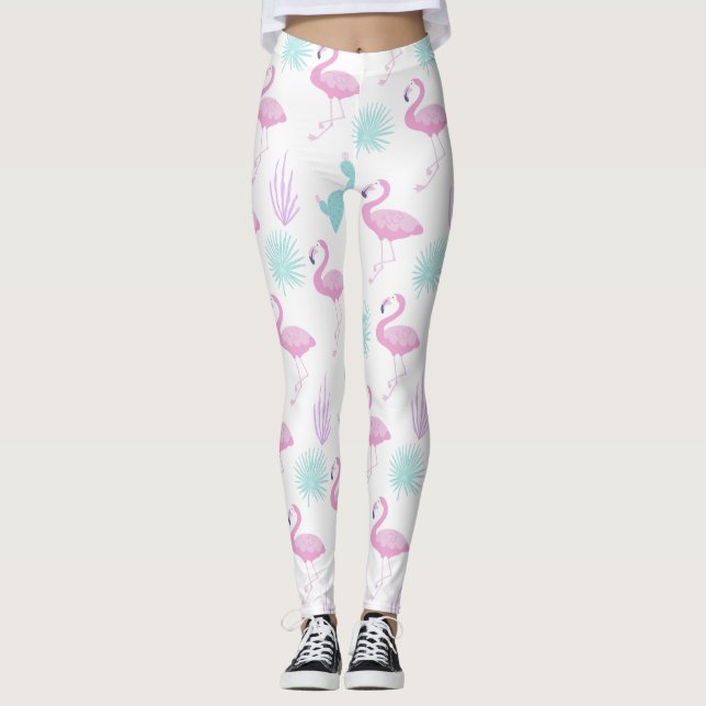 Leggings de férias tropicais (Frente)