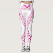 Leggings de Fita de Sensibilização do Cancer