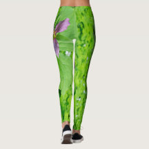 Leggings de Flor Trillium Rosa