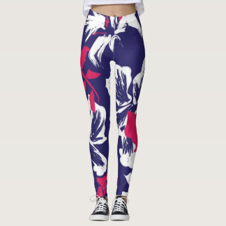 Leggings de Flores Clássicas