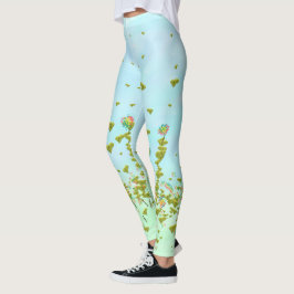 Leggings de flores silvestres
