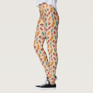 Leggings de Folha de outono