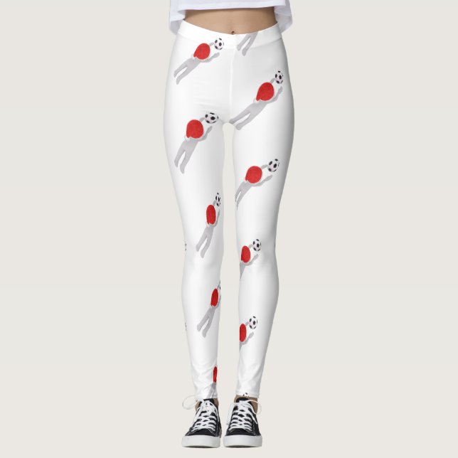 leggings de futebol santa claus (Frente)