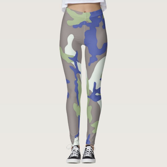 Leggings de Garota Louca de Camo (Frente)