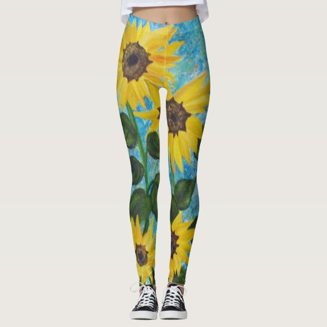 Leggings de girassol (Frente)