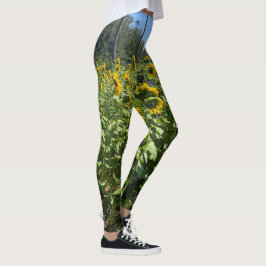 Leggings de girassol