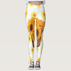 Leggings de girassol