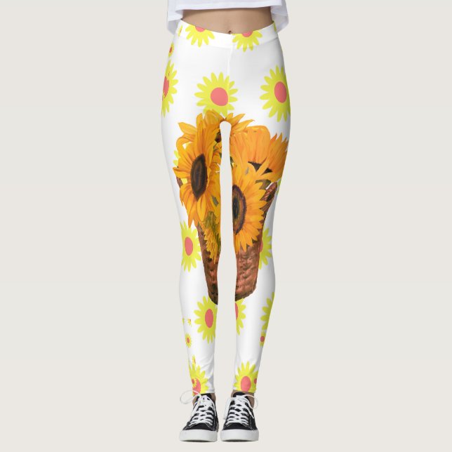 Leggings de girassol (Frente)