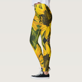 Leggings de girassol