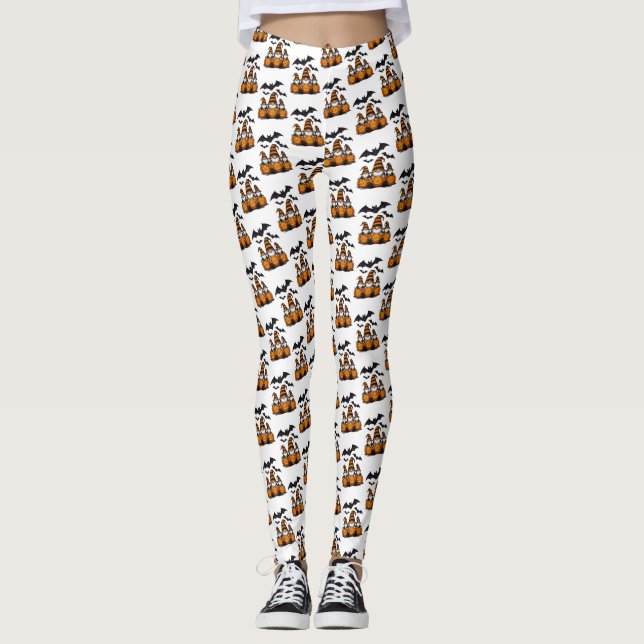 Leggings de Gnome de Halloween (Frente)