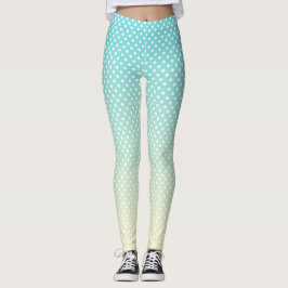 Leggings de Gradiente Azul do Bolinhas Sky