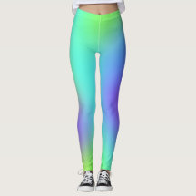 Leggings de gradiente coloridas