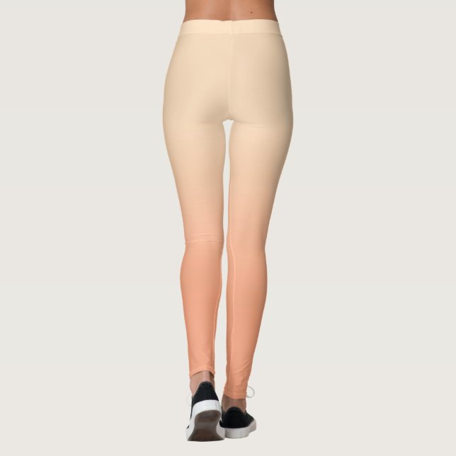 Leggings de gradiente de tons de pele