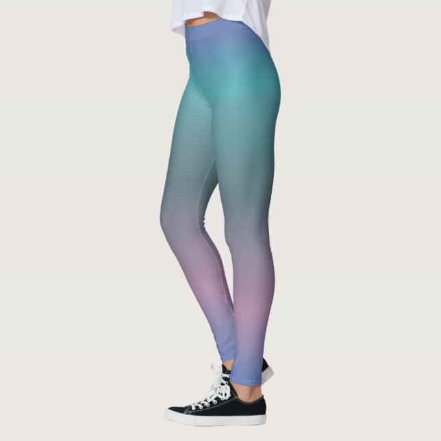 Leggings de gradiente na moda (Esquerda)