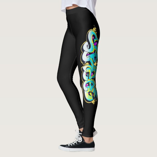 Leggings de grafite (Esquerda)