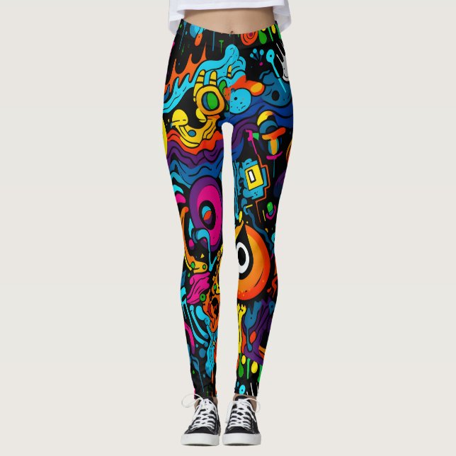 Leggings de grafite (Frente)