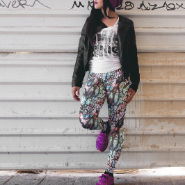 Leggings de Grafite nas ruas - Divertimento