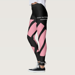 Leggings de grupo/clube rosa com Shorts falsos