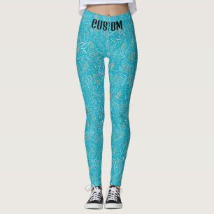 Leggings de Gym Alto e Desertado Espessa, Sinais