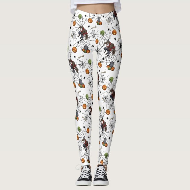 🐺 Leggings de Halloween do lobisomem 🎃 💀 (Frente)