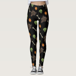🐺 Leggings de Halloween do lobisomem 🎃 💀