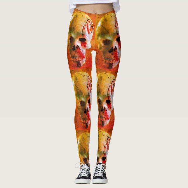 Leggings de Halloween por dalDesignNZ  (Frente)