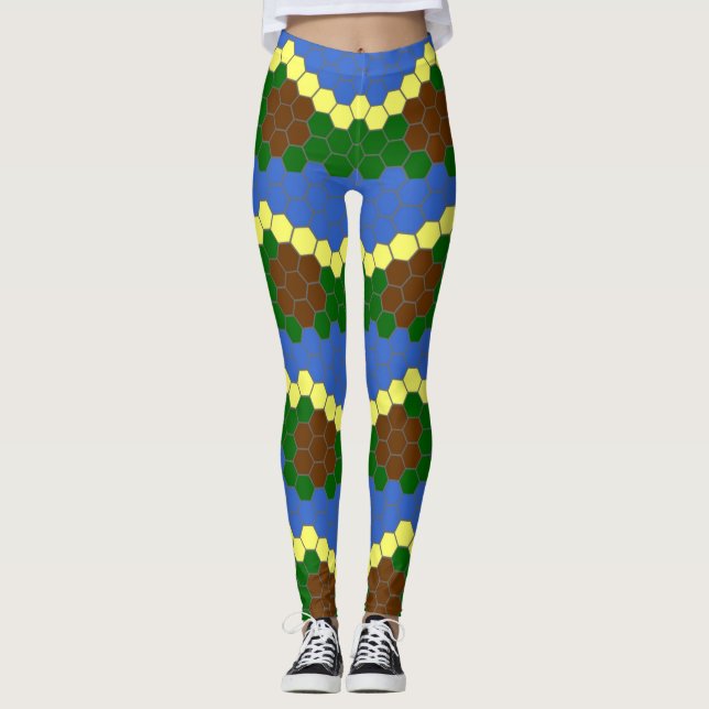Leggings de Hexmap (Frente)