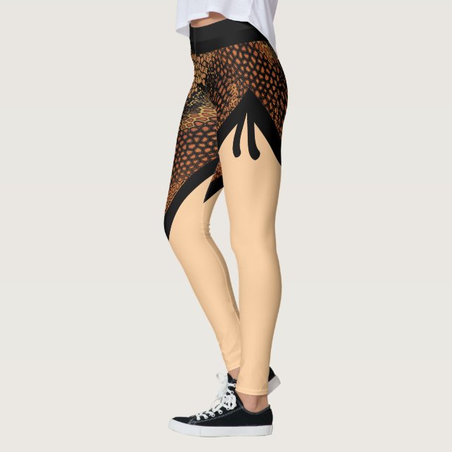 Leggings de Ilusão de Camisas de Web (Esquerda)