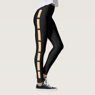 Leggings de Ilusão de Corte